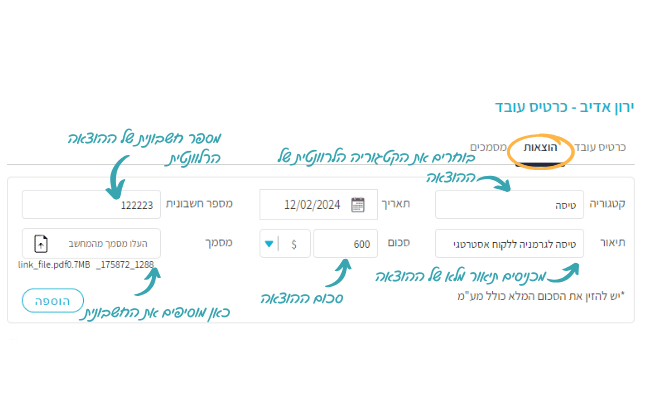 מהערכת לניהול החזר הוצאות