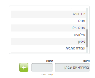 עדכון אירוע בחירות