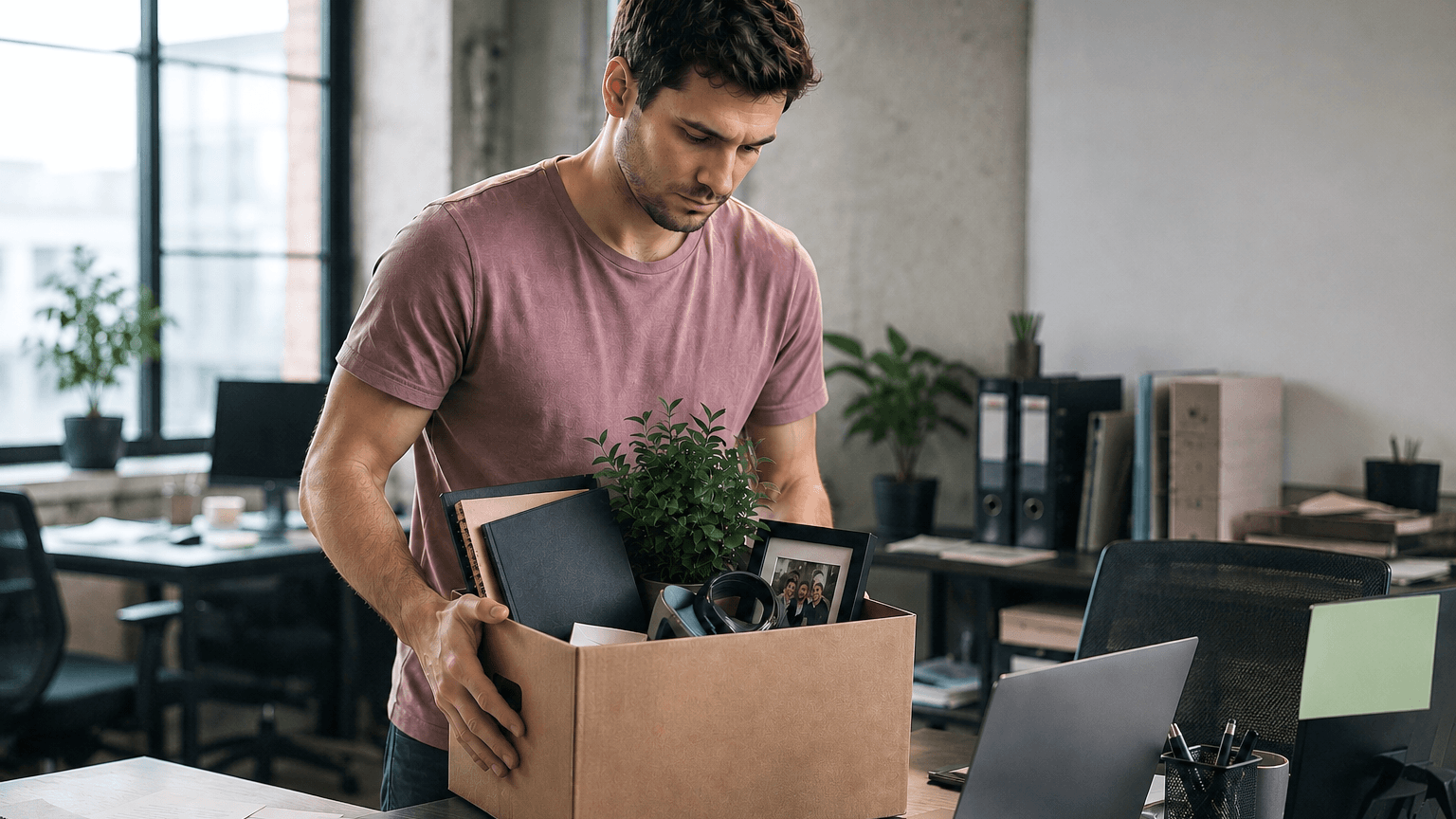 Employee Quits Job